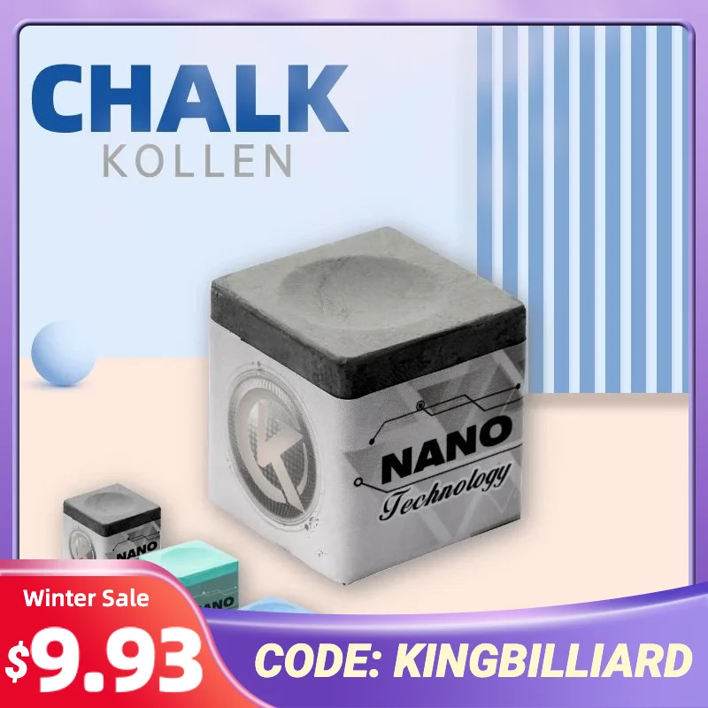 KONLLEN Chalks Billiards Chalks Medium/Oily/Dryness Pool Cue/Snooker/Carom Chalk Grip Power Nano Technology Professional Chalk