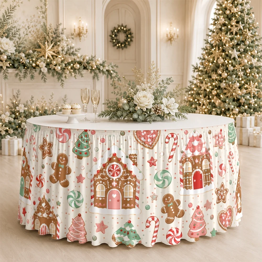 Festival gingerbread house, festival decoration, Christmas dinner event, banquet, wedding reception, kitchen decoration