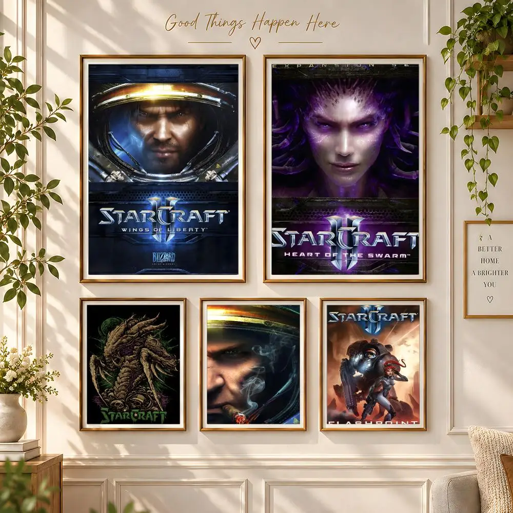 Game Real Time Strategy StarCraft Poster Decorative Mural Wall Art Print Unframed Housewarming & Home Decor Gift