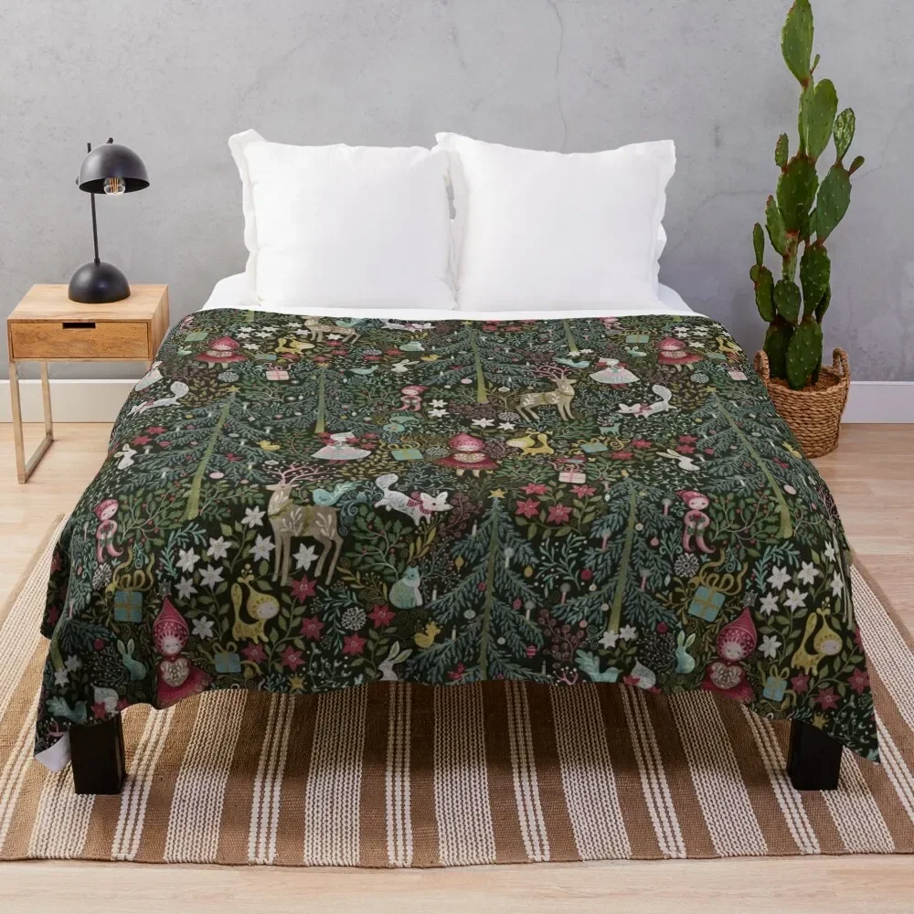 

Maximalism Christmas Throw Blanket Soft Big Baby Blankets