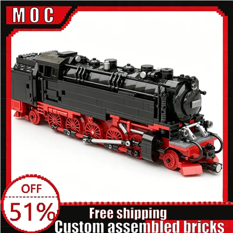 set-di-costruzioni-moc-da-966-pezzi-locomotiva-a-vapore-retro-elettrica-blocchi-da-costruzione-fai-da-te-giocattolo-educativo-regalo-creativo-da-collezione