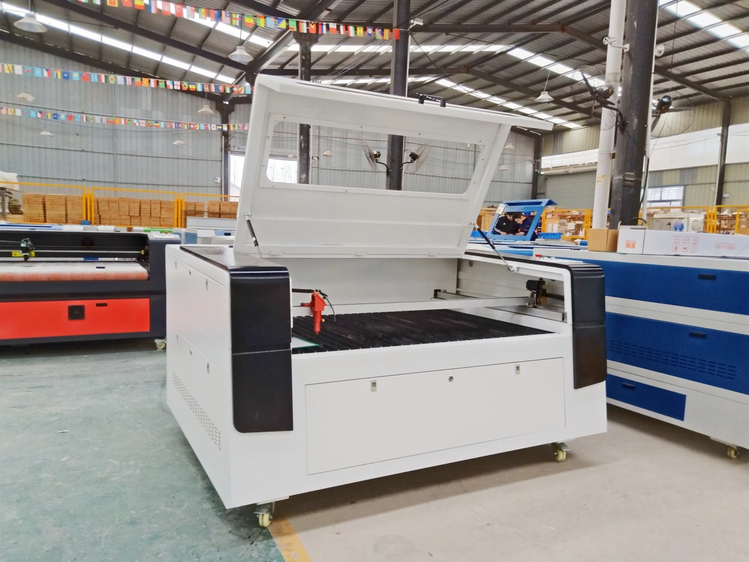 RECI 150W 1390 Laser Engraving Cutting Machine for Steel CO2 Laser Cutter Engraver Acrylic MDF Ruida Control System Panel