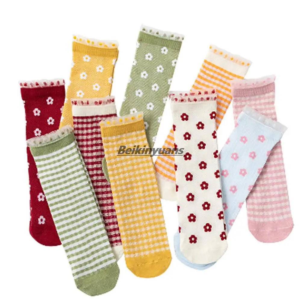 

Toddler baby heap socks thin summer mesh girls princess socks baby knee high socks cotton lace sokken