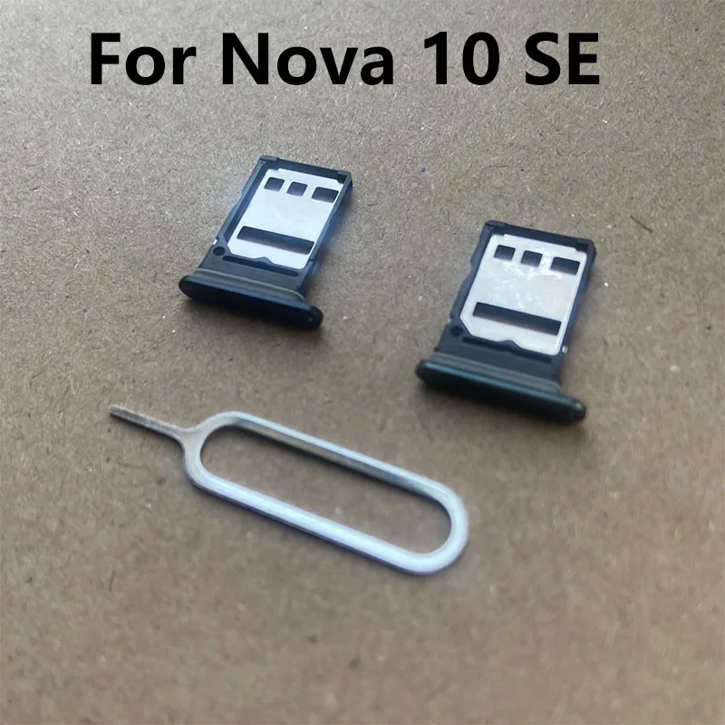 New Sim Card Tray For Huawei Nova 10 SE 10SE Slot Holder Socket Adapter Connector Repair Parts Replacement