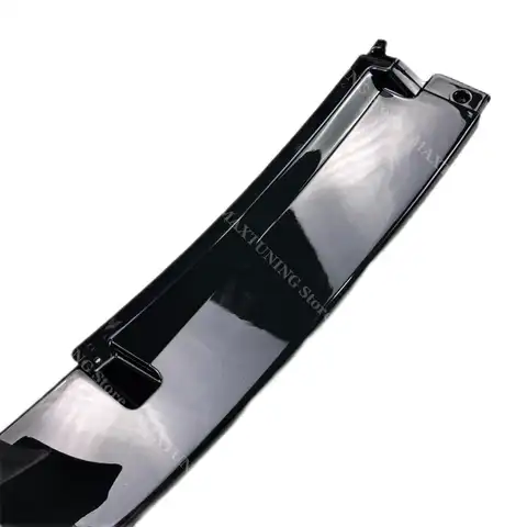 For BMW 3 Series F30 F31 M Sport 2012-2018 Black Car Front Bumper Spoiler Lip Splitter Body Kit Bumper Lip Chin Diffuser Guard 8 best sales bmw msport - №1