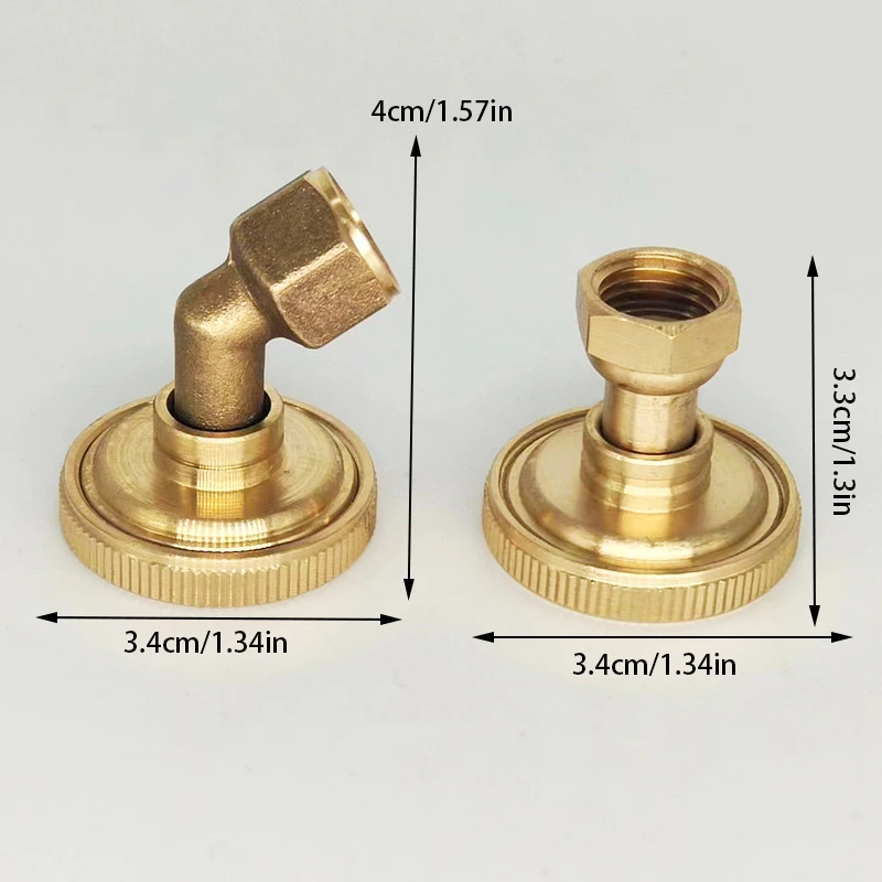 New··Sprayer Irrigation System 8Hole Brass Garden Sprinkler Head High Pressure Windproof Straight Curved Atomizing Nozzle