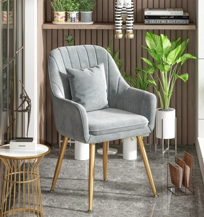 

# Chair Armchair Vanity Chair Scandinavian Luxury Hotel Home Apartment Restaurant Furniture