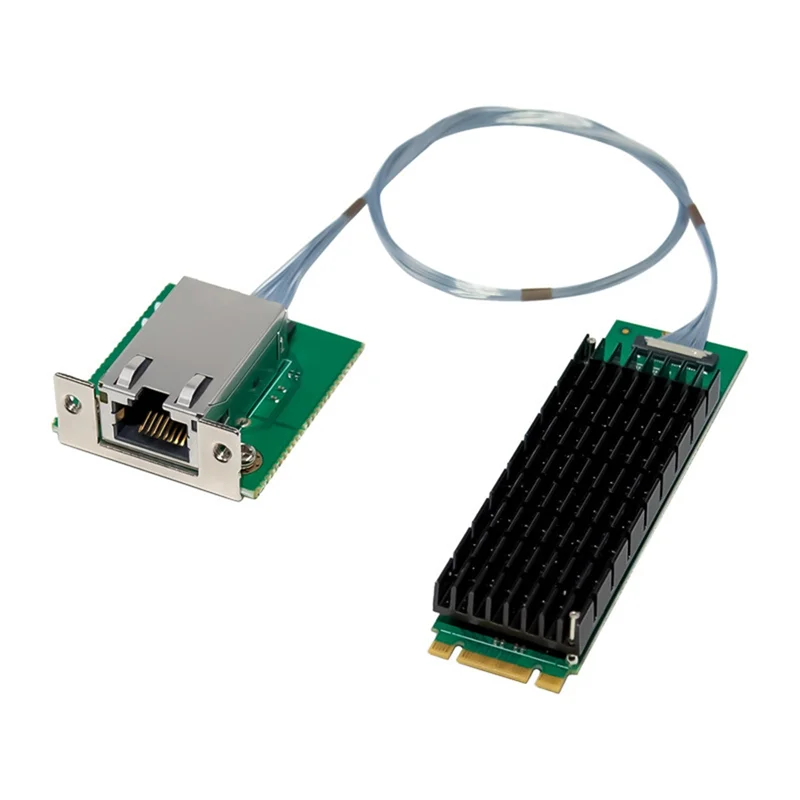 

Ingenious-M.2 B+M Single-Port 10Gbe Network Card RJ45 Ethernet Adapter AQC107S T1 Control Grade Server Network Card