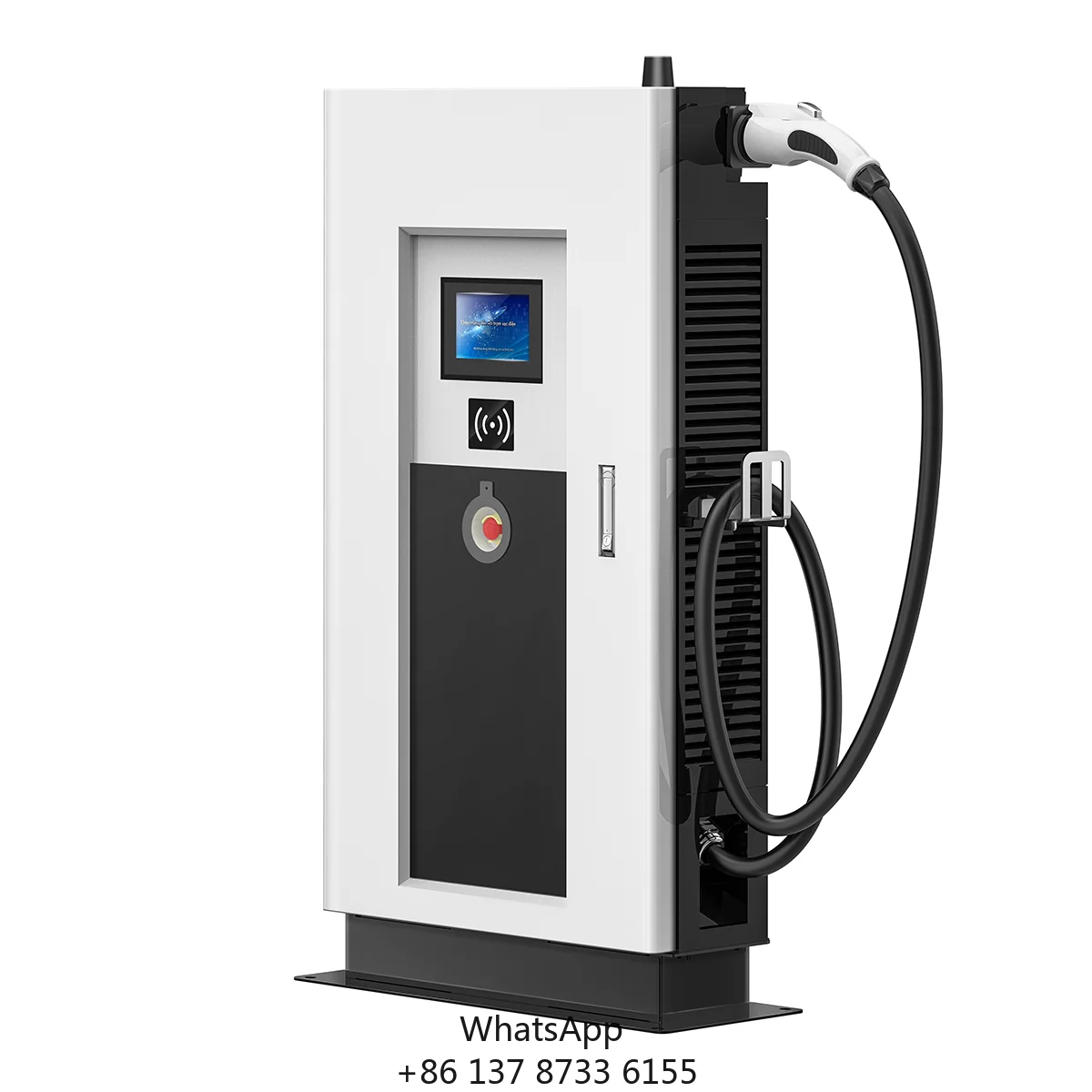 30kw IP65 Smart Fast Car Dc Ev Battery Charger CCS2/CCS1/CHADeMo/GBT Floor-mounted Electric Car DC Ev Charger Charging Station