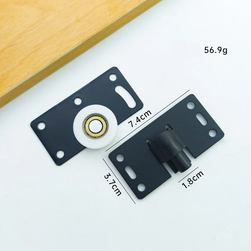 

Sliding Door Hardware Kit Wardrobe Silent Bearing Bottom Roller Cabinet Door Wheel Top Roller Hardware Accessories