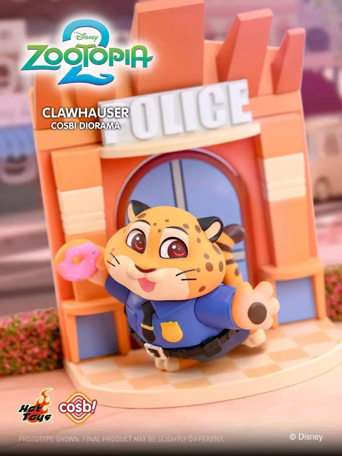 HotToys Zootopia 2 أنيمي الشكل صندوق أعمى لعبة Cosbi Diorama جمع جودي نيك فلاش عمل الشكل سطح المكتب حلية الاطفال هدية