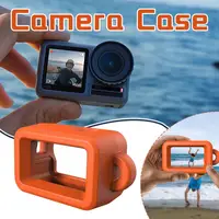 Funda protectora de flotabilidad para cámara DJI Osmo Action 4/5, carcasa flotante para buceo, accesorio de cubierta de marco anticaída