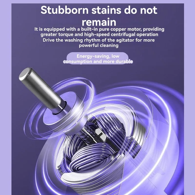 

A66Z EU Plug Mini Folding Portable Washing Machine For Travel And Home Use Portable Mini Folding Washing Machine