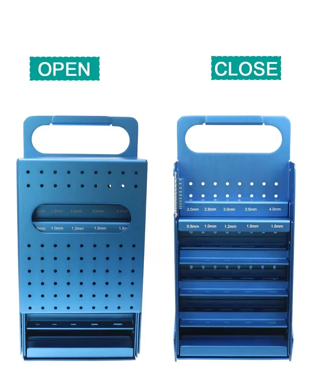 High Quality Aluminum Alloy Kirschner Storage And Sterilization Box For Orthotic Surgical fast shipping