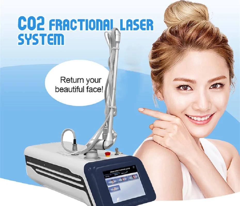 Factory Sells a Portable Model of the Best Skin Stretch Marks Removal 10600nm 4D co2 Fractional Laser Vaginal Tightening Machine