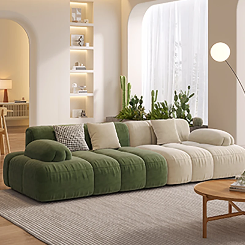 

Cozy Living Room Sofas Fabric Modern Sets Upholstered Floor Lounge Couch Houses Luxury Mobili Per La Casa House Furnishings