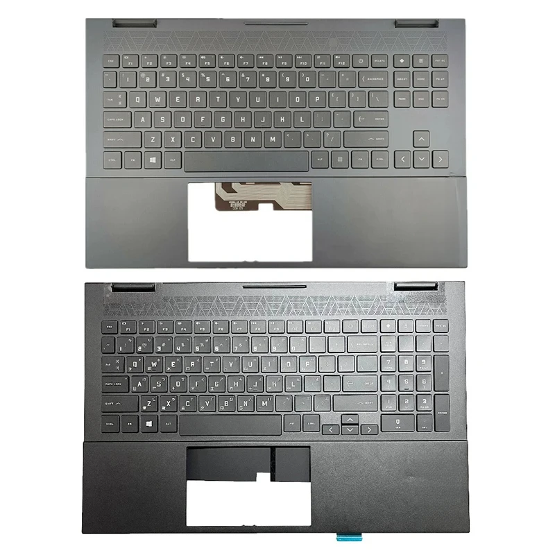Top Case Keyboard for HP OMEN 6 15-EK 15-EN TPN-Q236 TPN-Q238 laptop RGB backlit keyboard palmrest upper cover replacement