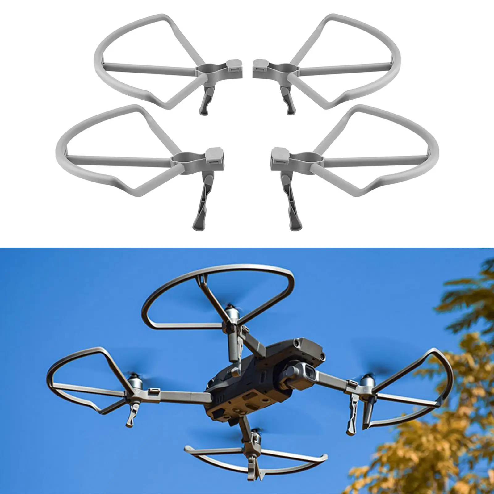 4 قطع من غطاء حماية المروحة لملحقات الطائرة بدون طيار DJI Mavic 2 PRO/ZOOM