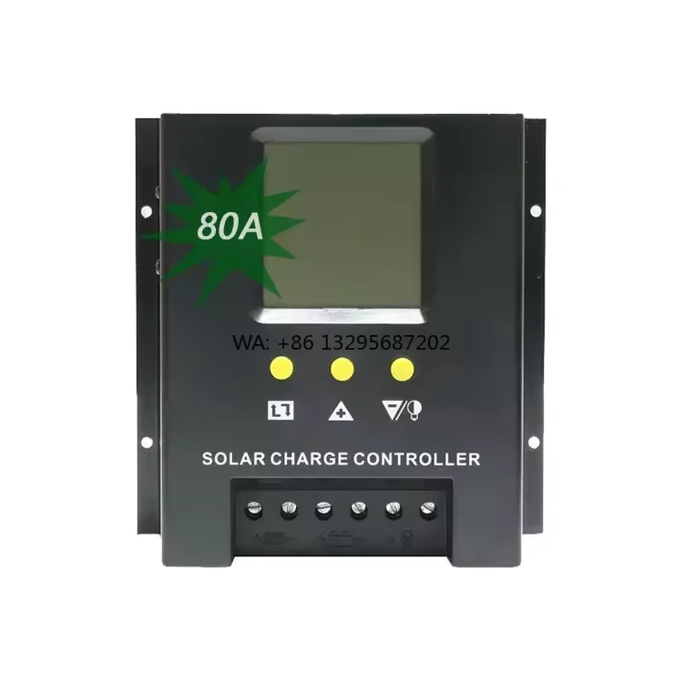 

Pwm Solar Charger Controller 12v 24v 48v 80A 100A Auto Controller With LCD Display Used for PV Battery Solar System