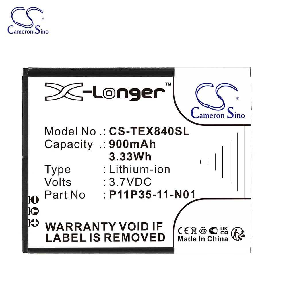 CS Calculator 900mAh Battery 3.7L12005SPA/P11P35-11-N01 for Texas Instruments TI-84 Plus CE SELECT TI-Nspire CX TI-Nspire CX CAS