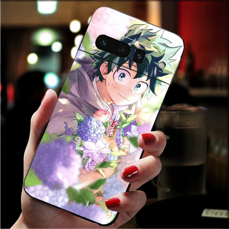 حافظة هاتف Deku Izuku Anime My Hero Academia لهاتف Google Pixel 10 9 Pro XL 9A 8 7 6 Pro Pixel 8A 7A 6A Pixel 8 7 6 5