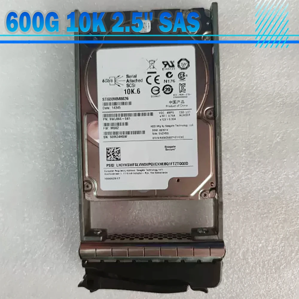 

9WL066-041 9WL066-003 600G 10K 2.5'' SAS ST600MM0026 Storage Hard Disk For NetApp