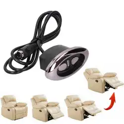 Electric Recliner Controller 2 Button 5 Pin Hand Switch Button Lifting Controller for Lift Chair Electric Sofa