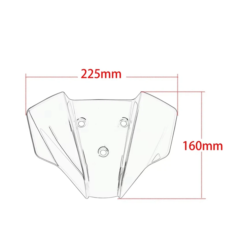 

Motorcycle Windshield Windscreen for 1290 SuperDuke R 125 250 390 Front Wind Deflector Accessories