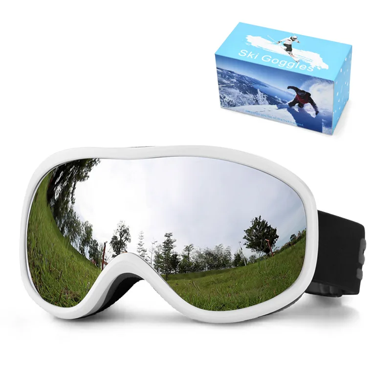 spherical ski goggles 2025 new ski goggles double-layer anti-fog men's and women's outdoor ski glasses