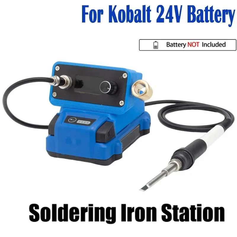 T12 OLED Digital Soldering Station Electronic Soldering Iron Tip For Kobalt 24V Li-ion Battery (Not include battery)