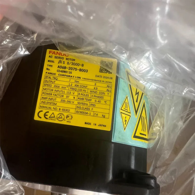 A06B-2075-B003 FANUC Brand New Original CNC System Servo Motor, in stock, welcome to consult.