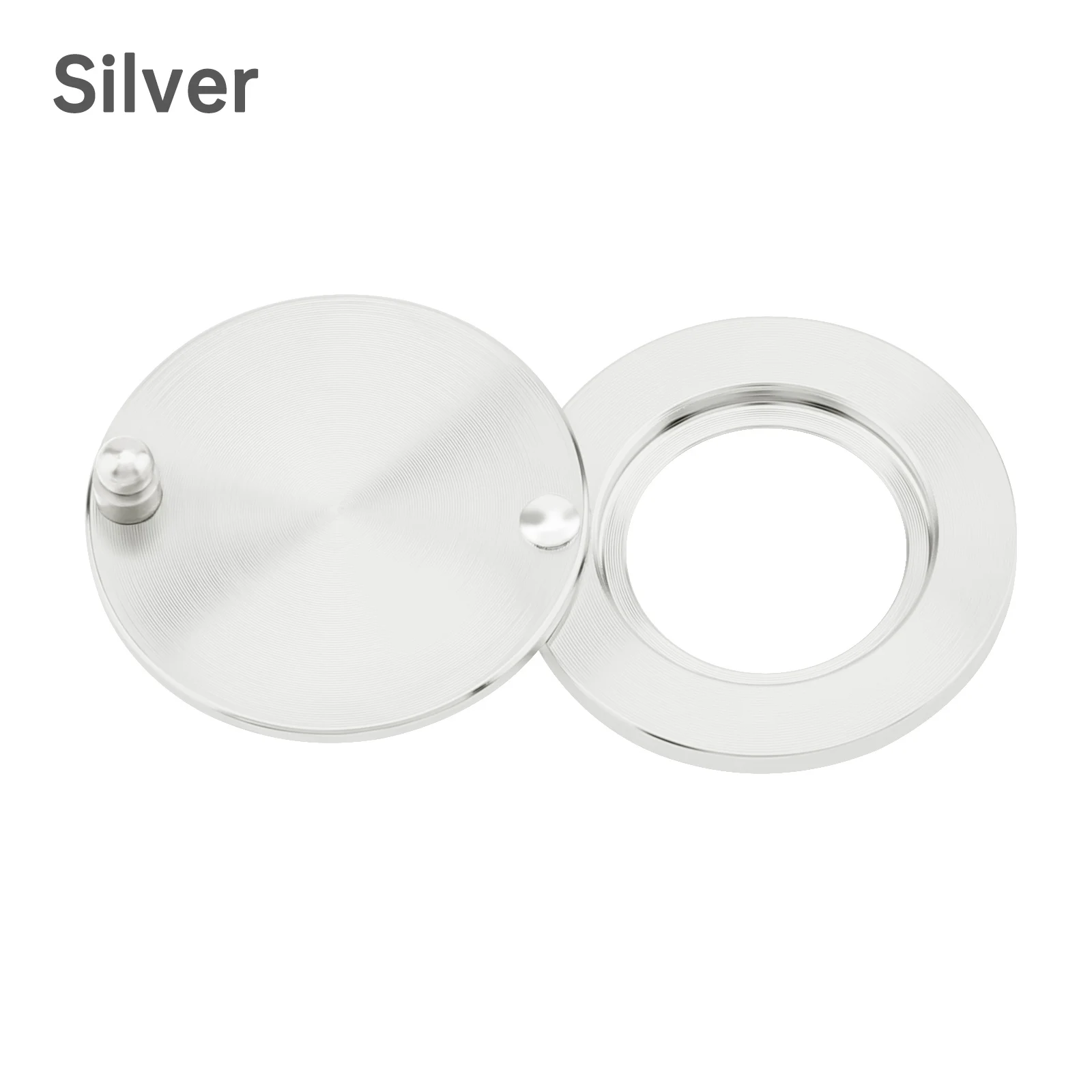 Door Peep Hole Cover Pure Copper Inner 16mm Outer 30mm Door Viewer Peephole Cover Home Security Protector Door Eye Cover
