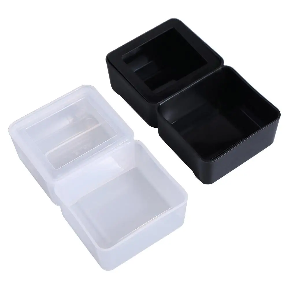 

Black/White Plastic Breeding Feeders Box Anti-escape Double Box Reptile Feeding Bowl 2 in 1 Plastic Worm Dish Turtle