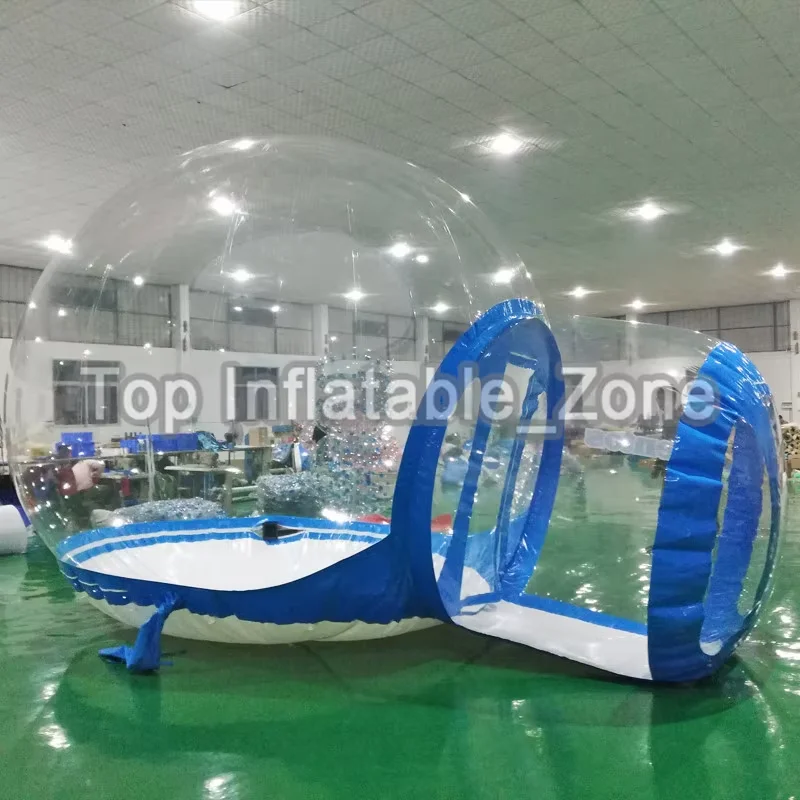 3m/4m/5m Inflatable Bubble Tent Outdoor Camping Large DIY Clear House Home Backyard Cabin Lodge Air Clear Tent