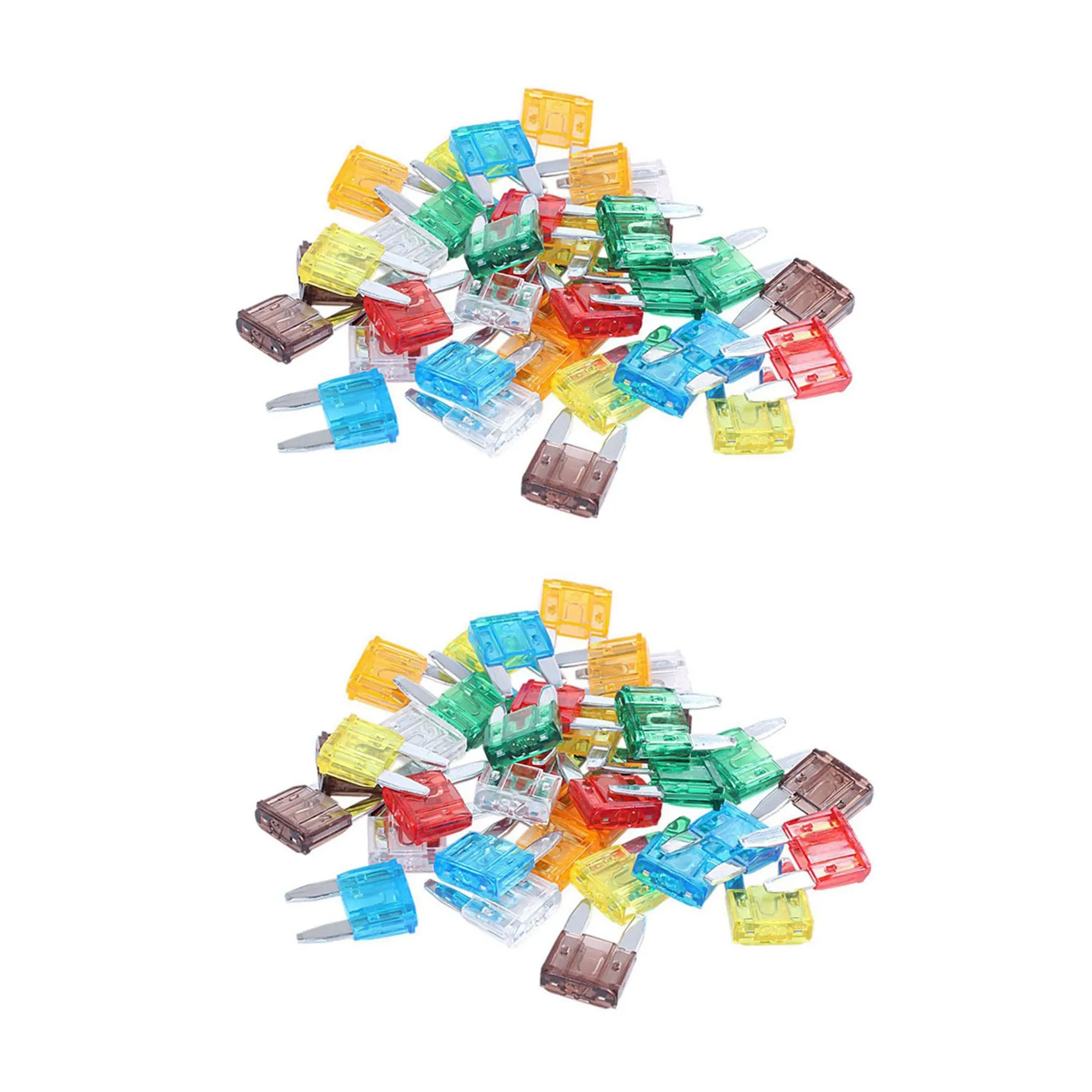 AB46-70 Piece MIXED Mini Blade Fuse AUTO Car Motorbike 5 7.5 10 15 20 25 30 AMP