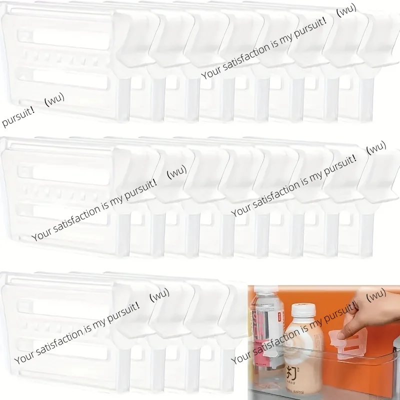 The 6/12 adjustable refrigerator divider is expandable to maximize refrigerator storage space and keep it neat and organized