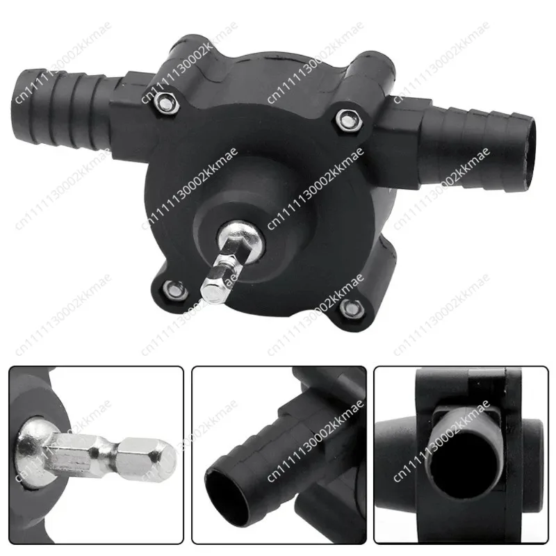 Durable  Portable Hand Electric Drill Pump Converter to Diesel Oil Fluid Water Pump Portable Mini Self-priming Liquid Transfer P