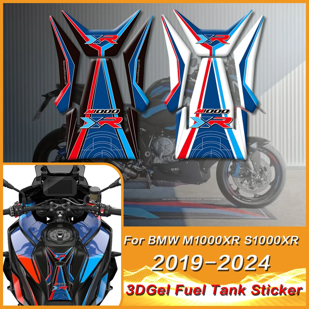 

Motorcycle Fuel Tank Protection For BMW M1000XR S1000XR 2019 2020 2021 2022 2023 2024 3D Gel Fuel Tank Sticker Aesthetic Decals