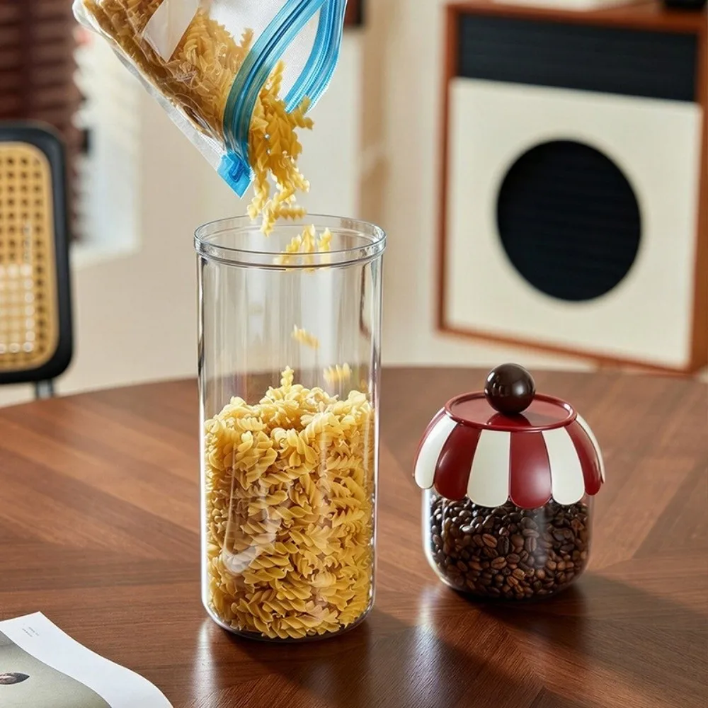 Plastic Grain Storage Box Transparent Sealed Pasta Storage Box Insect Proof Large Capacity Pantry Organizers for Kitchen
