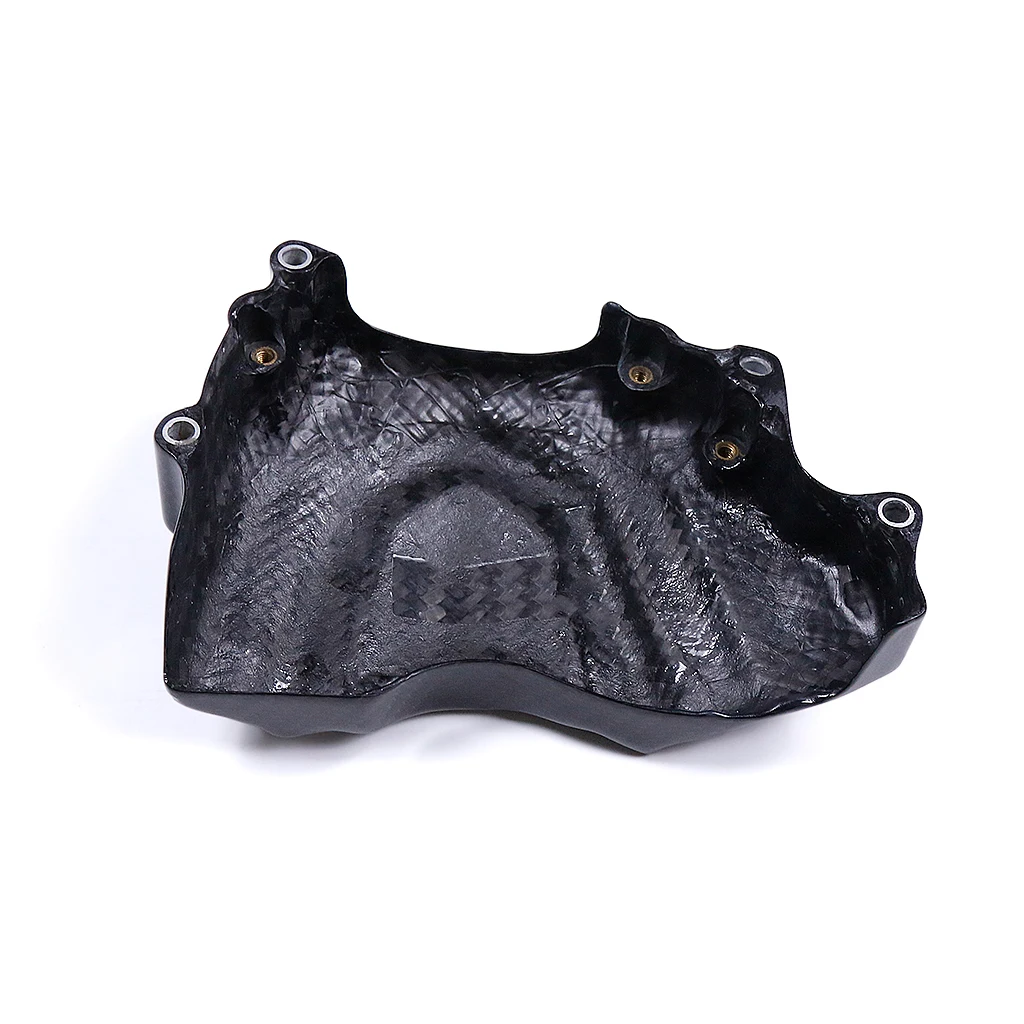 Motorcycle For Kawasaki ZX6R 636 2019-2024 2025 100% 3K Dry Carbon Fiber Sprocket Cover Guard Accessories Fairing Protector