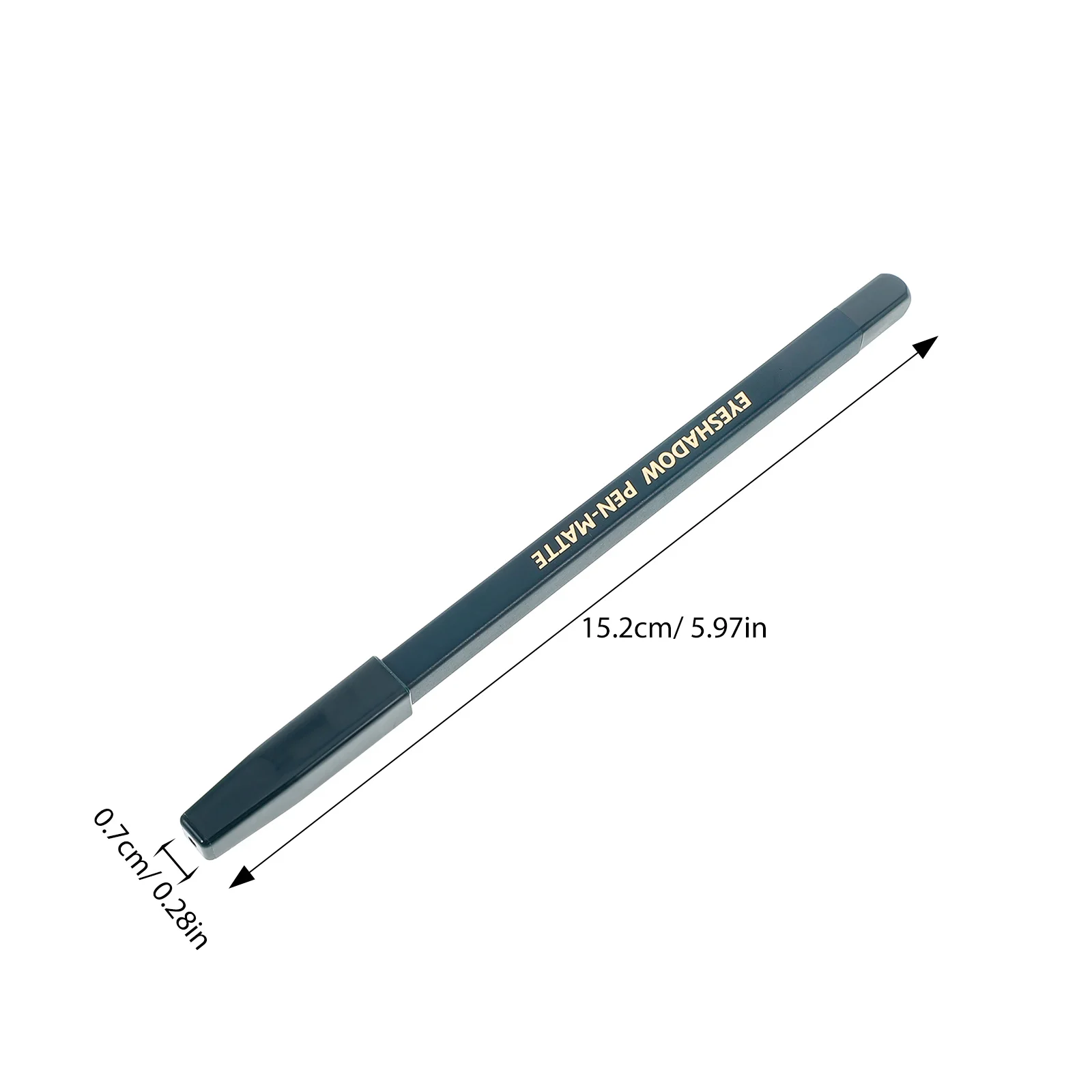 1 conjunto de caneta de sombra de olho de maquiagem, resistente a manchas 24 horas, mistura de textura macia, inclui facilmente delineador, ponta de precisão, cosméticos femininos