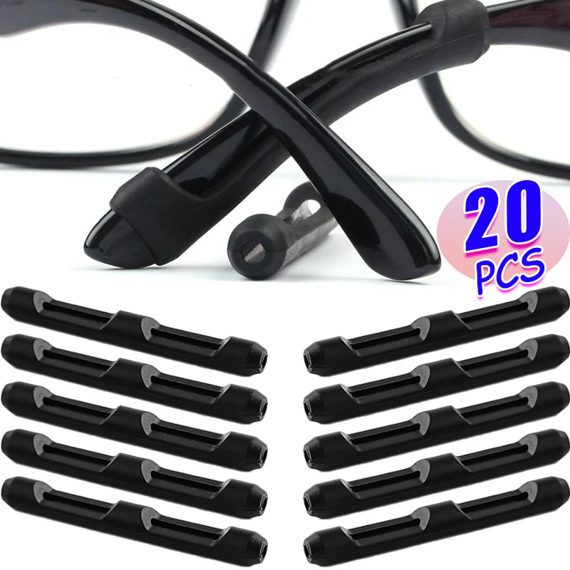 

1-10pairs Anti-slip Eyeglass Leg Unisex Silicone Glasses Sleeve Holder Soft Clear Sunglasses Ear Hooks Antiskid Fastener Earbuds