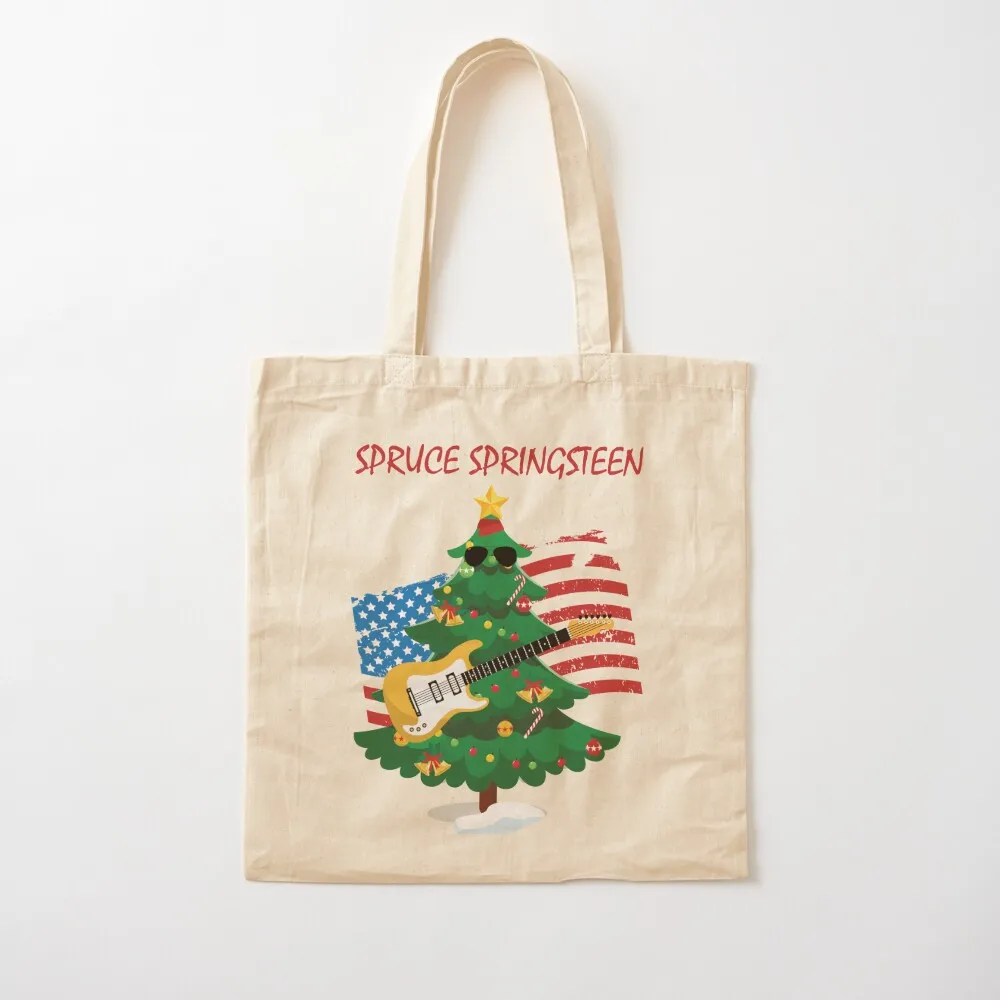 Spruce Springsteen Tote Bag large tote bag custom bags