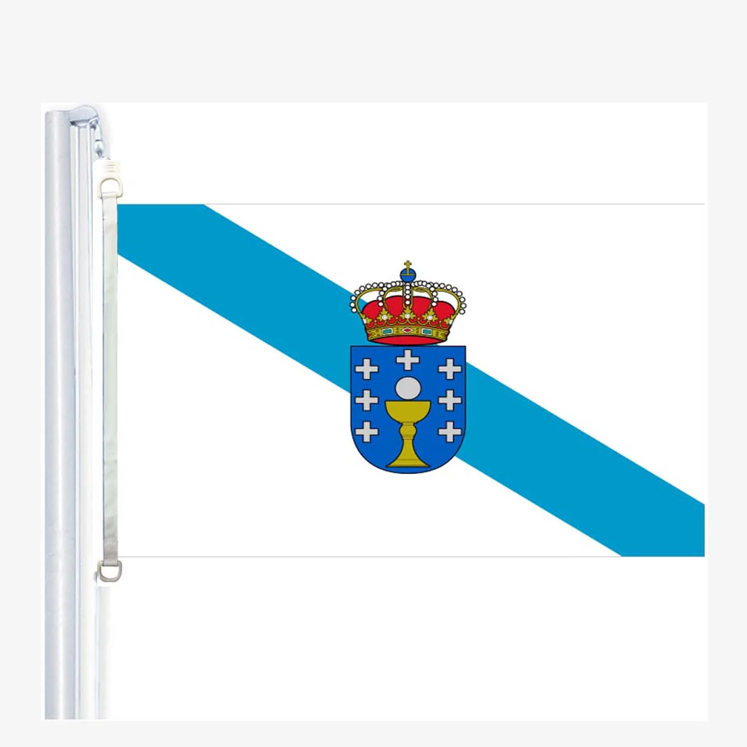 

Galicia flag,90*150CM ,100% polyester, banner,Digital Printing