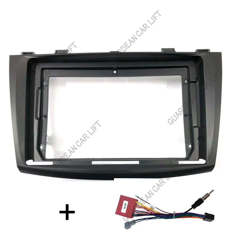 2 Din 9 Inch Car Radio Installation DVD GPS Mp5 Plastic Fascia Panel Frame for MAZDA 3 2010-2012  Installation DVD GPS Mp5 Dash