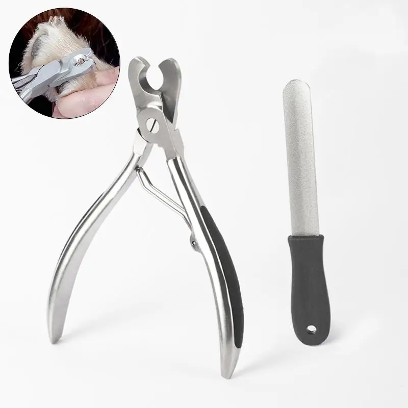 Professional Pet Cat Dog Nail Clipper Cutter With Sickle Stainless Steel Grooming Scissors Clippers for Claws Dog Supplies