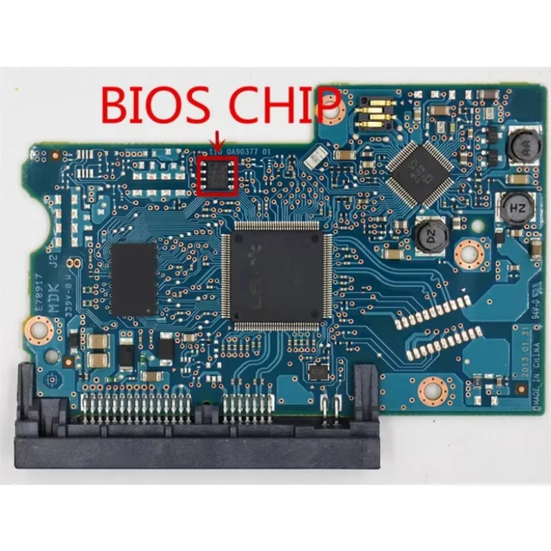 220 0A90377 01  , 110 0A90377 01/ Hitachi hard disk circuit board / LSI 60450 / Stickers : 0J21827 / DT01ACA050