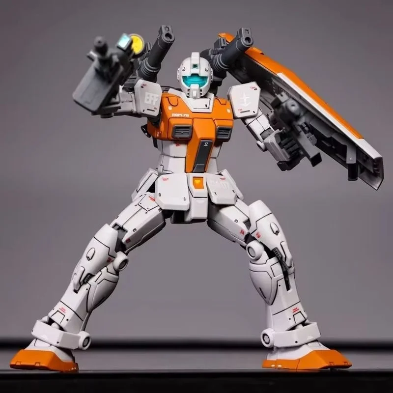Gaoke 65714 HG 1/144 RGM-79 GM الكتف مدفع الصواريخ جراب الجمعية أطقم منمذجة عمل أرقام روبوت البلاستيك نموذج لعبة أطفال الهدايا