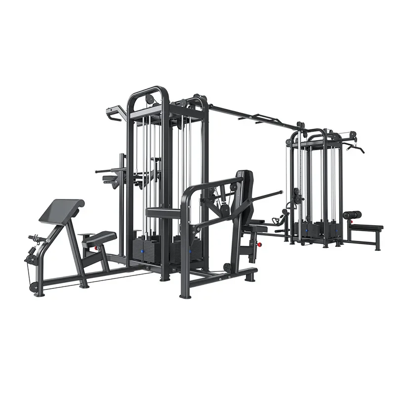 8 Station Multi Station Equipment Comprehensive Fitness Station Multi-User Multi-Functional Gym Equipment