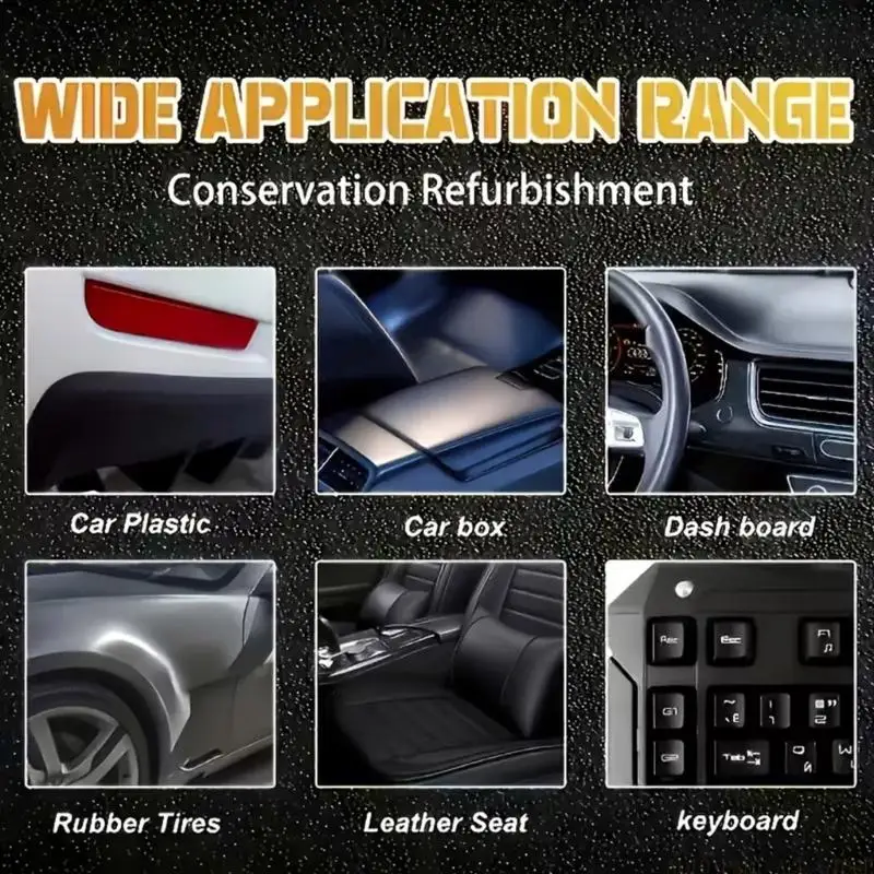 J0MA All In Tire & Plastic Restorer Car Trim Polish for Showrooms Quality Result
